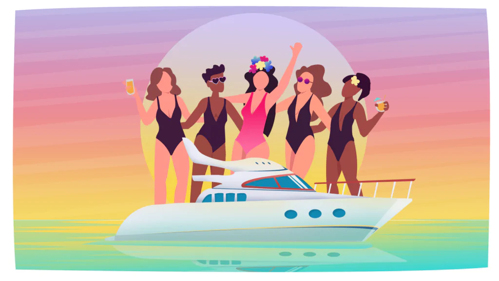 bachelorette yacht party